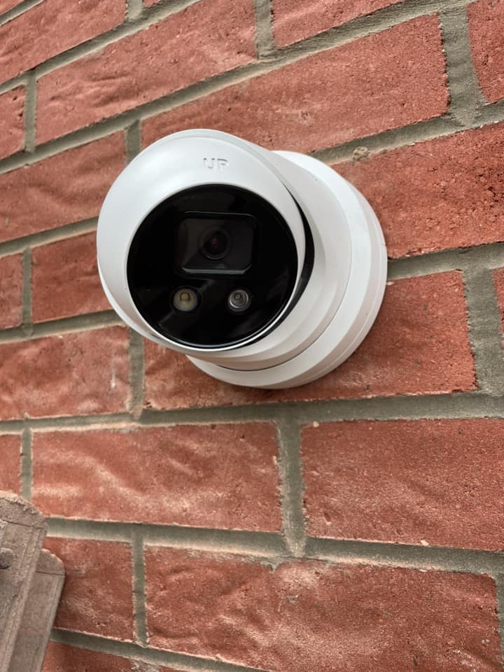 CCTV Camera Installation on a Blackpool Home.